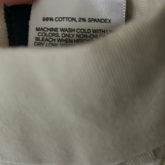 Express: Light Khaki Cropped Wide Leg High Rise Pants-98% Cotton- 2 - Picture 12 of 14